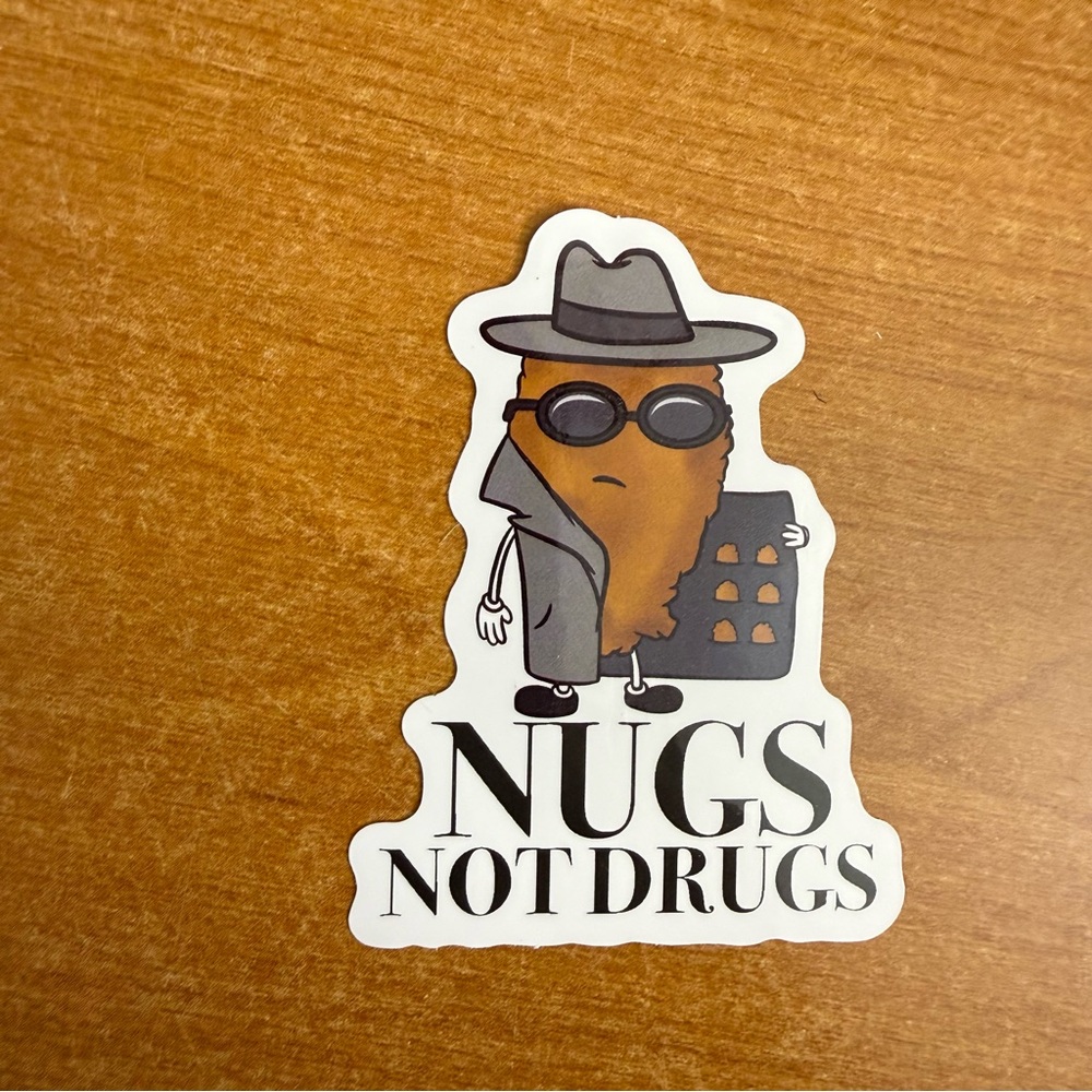 Nugs Not Drugs Sticker‎